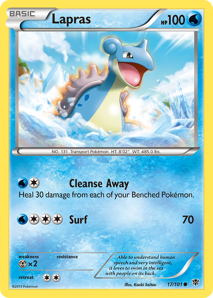 Lapras (17/101) [Black & White: Plasma Blast] | Exor Games Truro