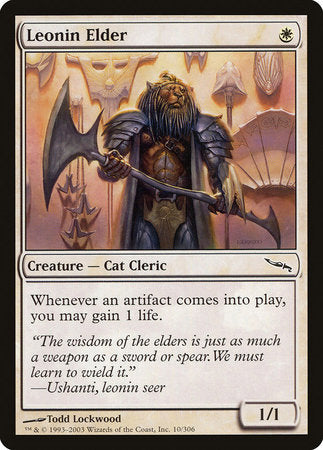 Leonin Elder [Mirrodin] | Exor Games Truro