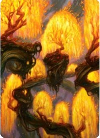 Grove of the Burnwillows Art Card [Zendikar Rising Art Series] | Exor Games Truro