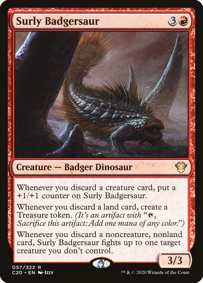 Surly Badgersaur [Commander 2020] | Exor Games Truro