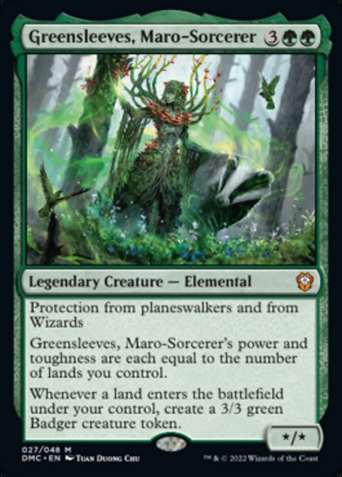 Greensleeves, Maro-Sorcerer [Dominaria United Commander] | Exor Games Truro