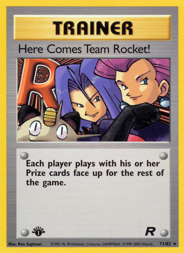 Here Comes Team Rocket! (71/82) [Team Rocket 1st Edition] | Exor Games Truro