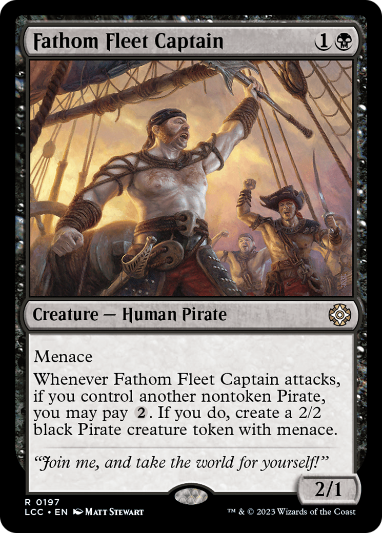 Fathom Fleet Captain [The Lost Caverns of Ixalan Commander] | Exor Games Truro