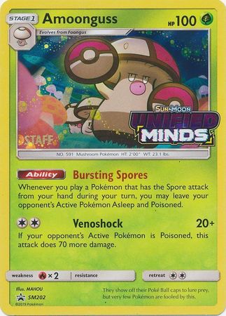 Amoonguss (SM202) (Staff Prerelease Promo) [Sun & Moon: Black Star Promos] | Exor Games Truro