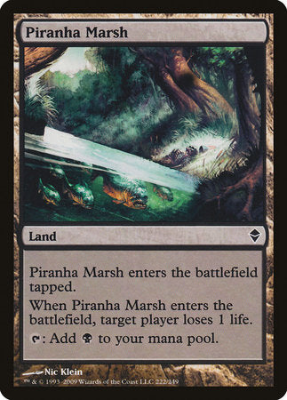 Piranha Marsh [Zendikar] | Exor Games Truro