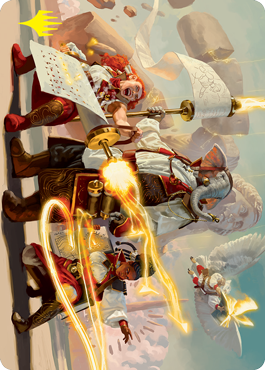 Lorehold Command Art Card (Gold-Stamped Signature) [Strixhaven: School of Mages Art Series] | Exor Games Truro