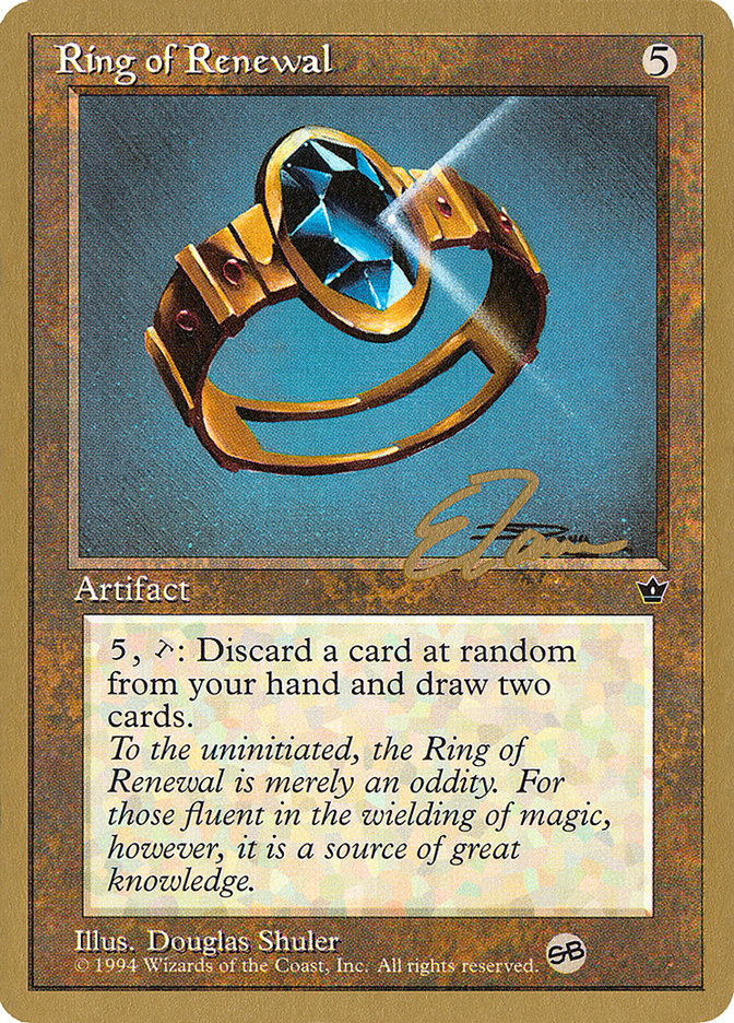 Ring of Renewal (Eric Tam) (SB) [Pro Tour Collector Set] | Exor Games Truro