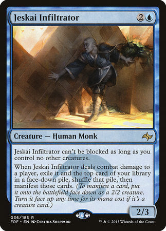 Jeskai Infiltrator [Fate Reforged] | Exor Games Truro