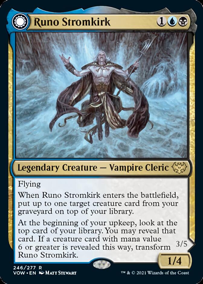 Runo Stromkirk // Krothuss, Lord of the Deep [Innistrad: Crimson Vow] | Exor Games Truro