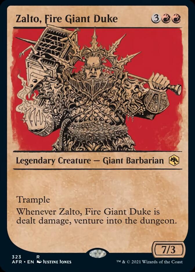 Zalto, Fire Giant Duke (Showcase) [Dungeons & Dragons: Adventures in the Forgotten Realms] | Exor Games Truro