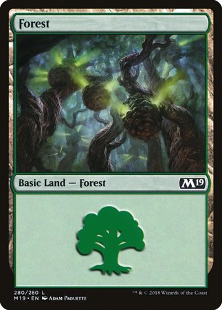 Forest (280) [Core Set 2019] | Exor Games Truro