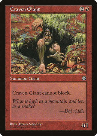 Craven Giant [Stronghold] | Exor Games Truro