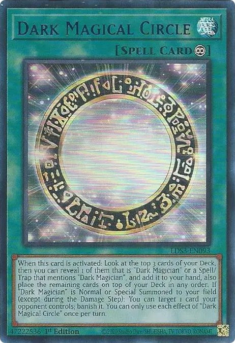 Dark Magical Circle (Blue) [LDS3-EN093] Ultra Rare | Exor Games Truro