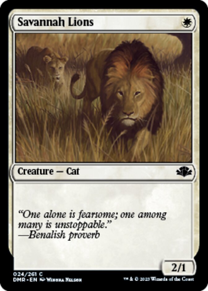 Savannah Lions [Dominaria Remastered] | Exor Games Truro