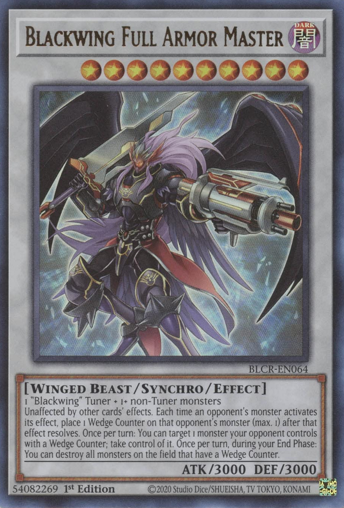 Blackwing Full Armor Master [BLCR-EN064] Ultra Rare | Exor Games Truro