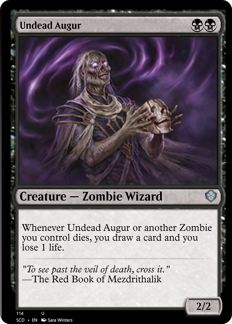 Undead Augur [Starter Commander Decks] | Exor Games Truro