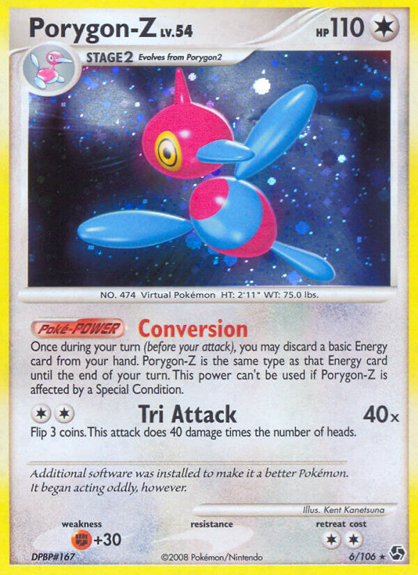 Porygon Z (6/106) (Theme Deck Exclusive) [Diamond & Pearl: Great Encounters] | Exor Games Truro