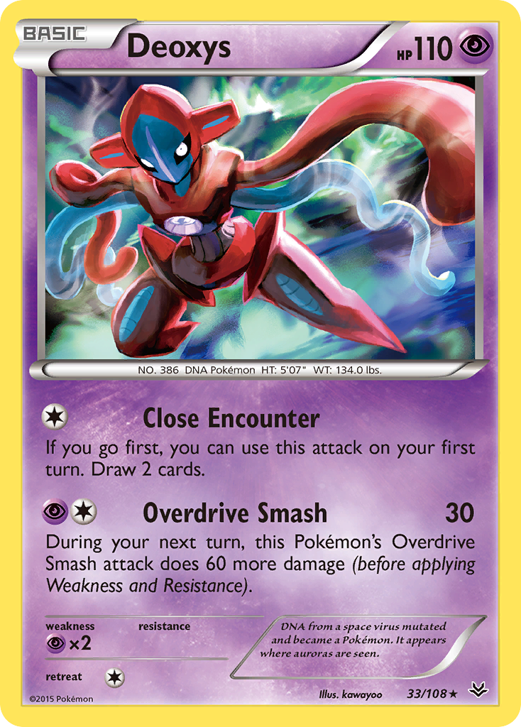 Deoxys (33/108) [XY: Roaring Skies] | Exor Games Truro