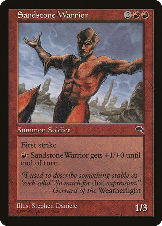 Sandstone Warrior [Tempest] | Exor Games Truro