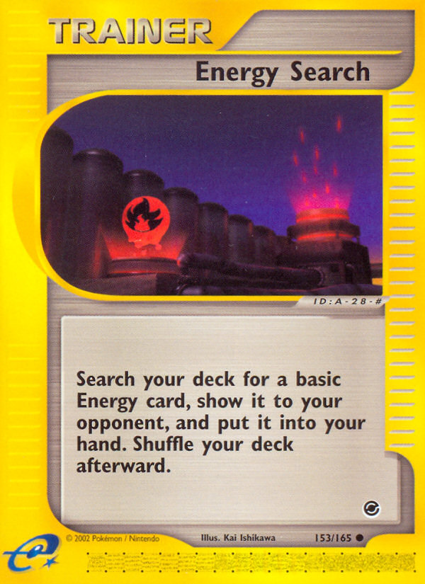 Energy Search (153/165) [Expedition: Base Set] | Exor Games Truro