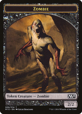 Zombie Token [Magic 2015 Tokens] | Exor Games Truro