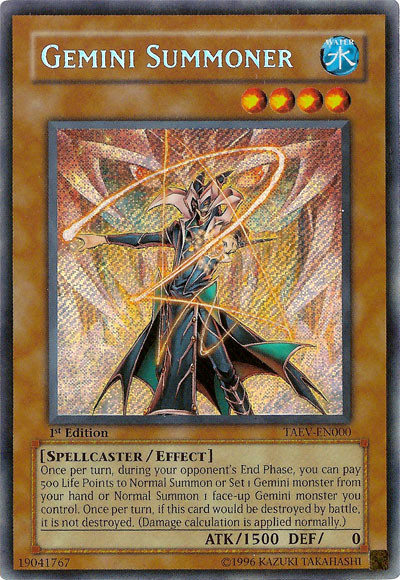 Gemini Summoner [TAEV-EN000] Secret Rare | Exor Games Truro