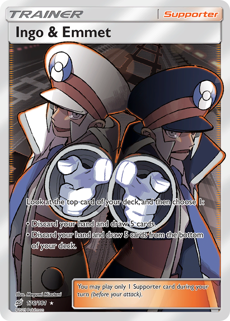 Ingo & Emmet (176/181) [Sun & Moon: Team Up] | Exor Games Truro