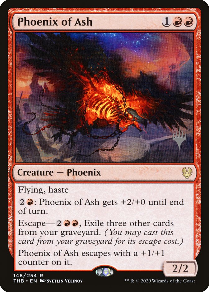 Phoenix of Ash (Promo Pack) [Theros Beyond Death Promos] | Exor Games Truro