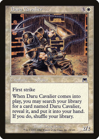 Daru Cavalier [Onslaught] | Exor Games Truro