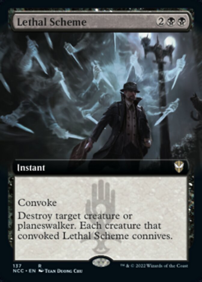 Lethal Scheme (Extended Art) [Streets of New Capenna Commander] | Exor Games Truro