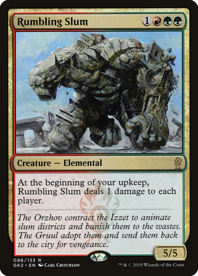 Rumbling Slum [Ravnica Allegiance Guild Kit] | Exor Games Truro