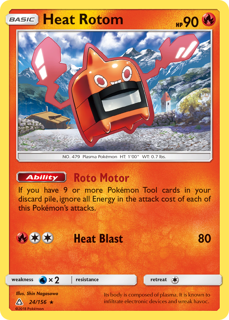 Heat Rotom (24/156) [Sun & Moon: Ultra Prism] | Exor Games Truro