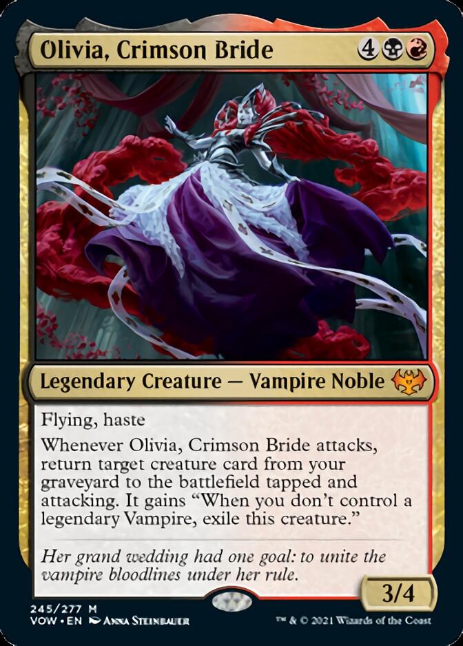 Olivia, Crimson Bride [Innistrad: Crimson Vow] | Exor Games Truro