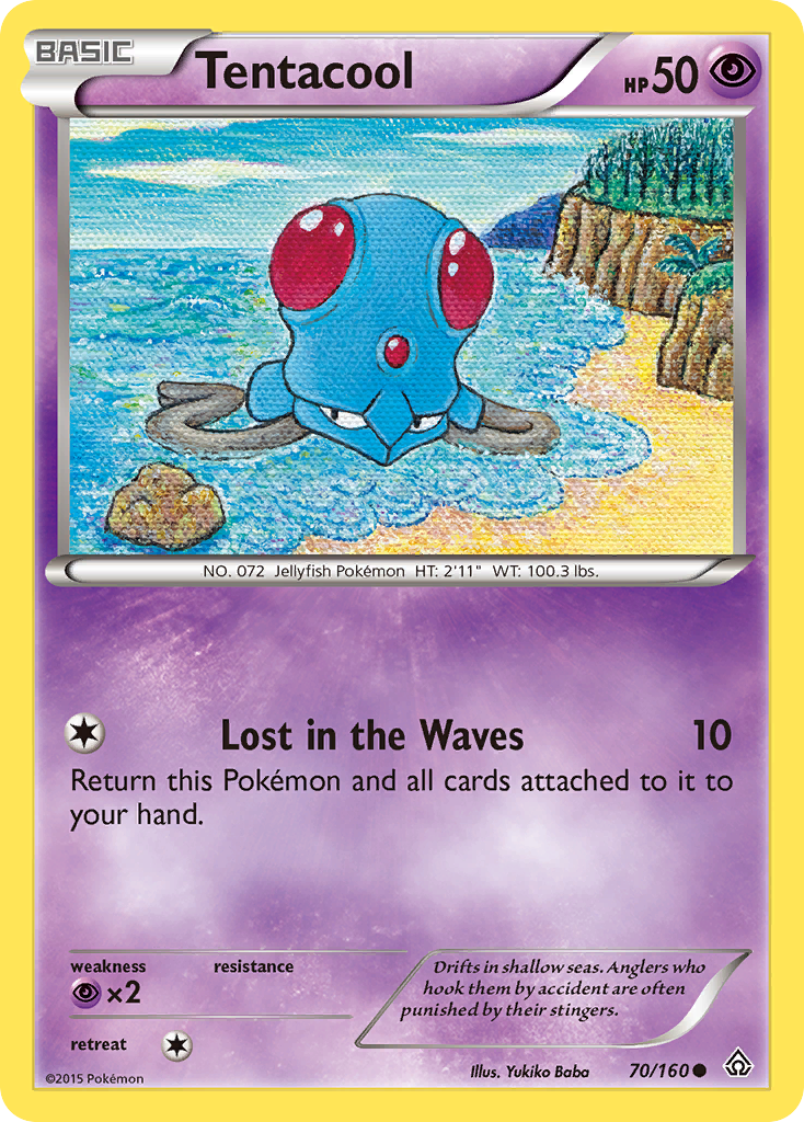 Tentacool (70/160) [XY: Primal Clash] | Exor Games Truro