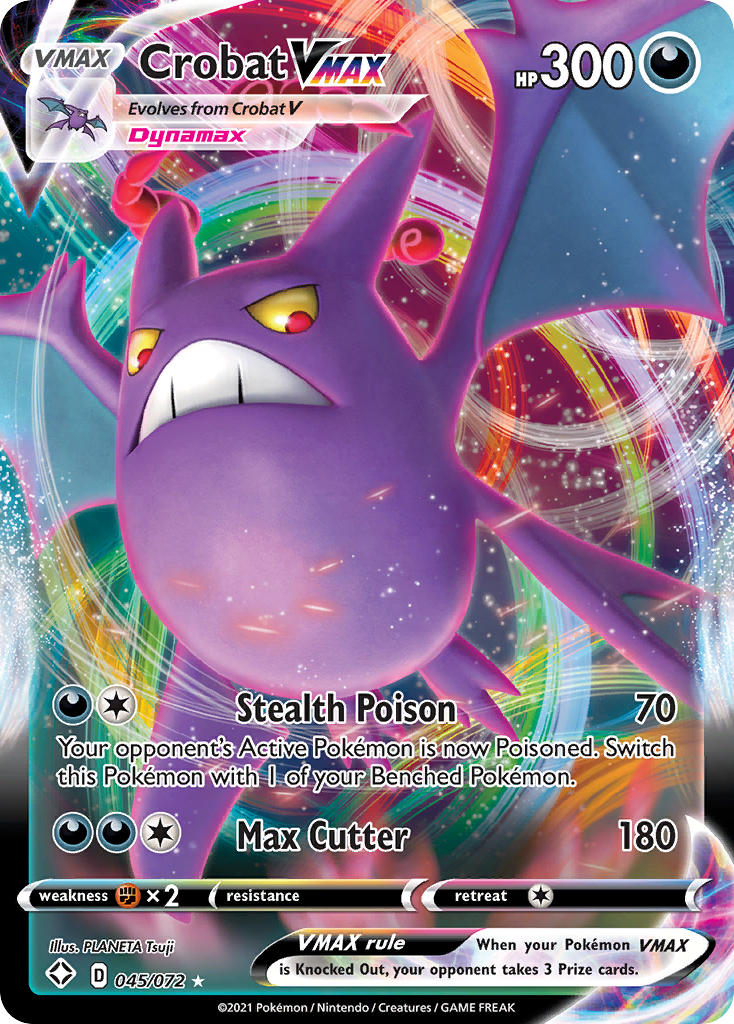 Crobat VMAX (045/072) [Sword & Shield: Shining Fates] | Exor Games Truro