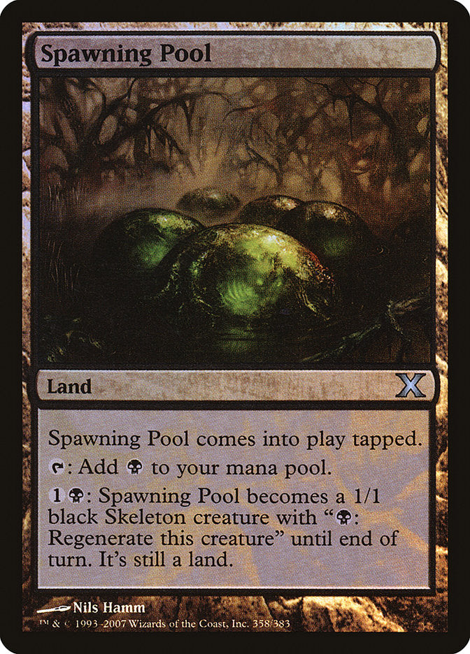 Spawning Pool (Premium Foil) [Tenth Edition] | Exor Games Truro