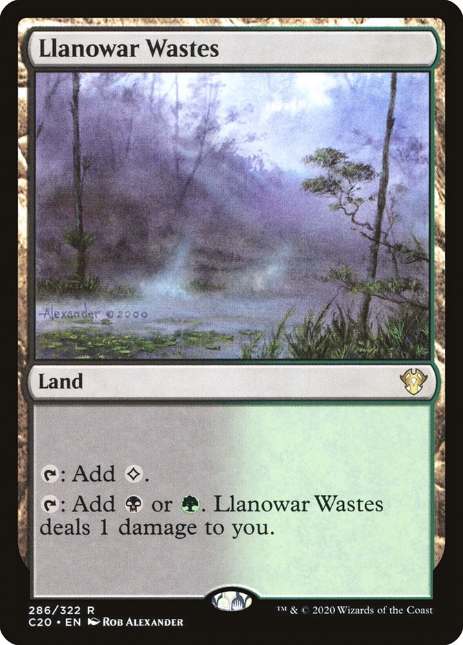 Llanowar Wastes [Commander 2020] | Exor Games Truro