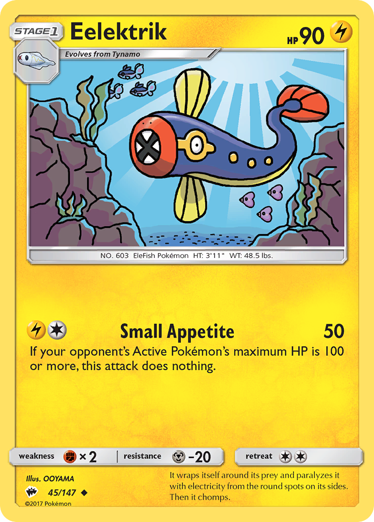 Eelektrik (45/147) [Sun & Moon: Burning Shadows] | Exor Games Truro