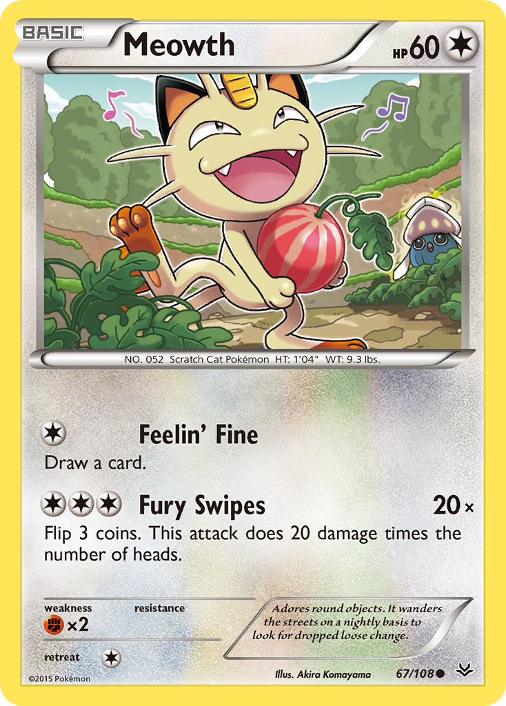 Meowth (67/108) [XY: Roaring Skies] | Exor Games Truro