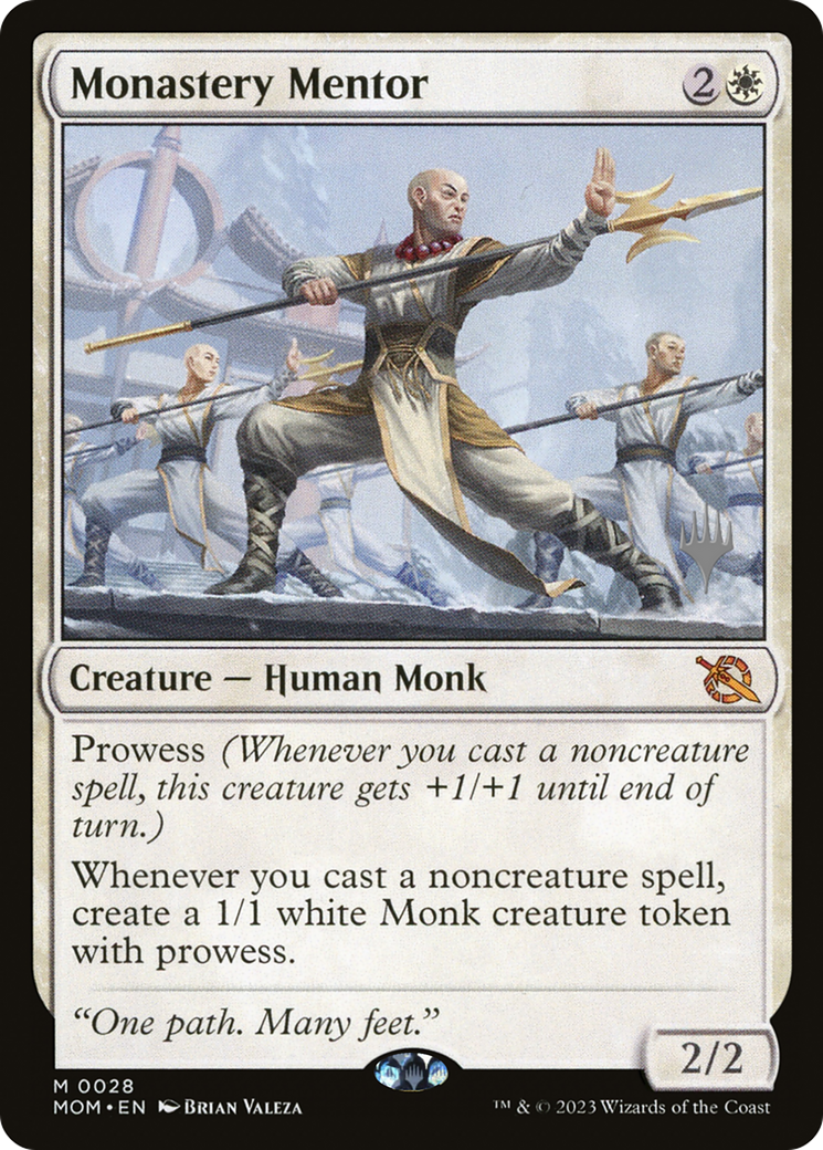 Monastery Mentor (Promo Pack) [March of the Machine Promos] | Exor Games Truro