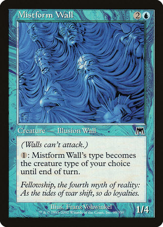 Mistform Wall [Onslaught] | Exor Games Truro