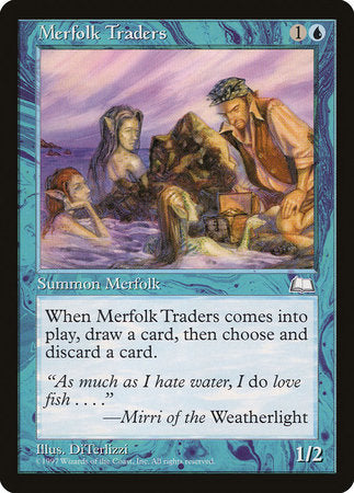 Merfolk Traders [Weatherlight] | Exor Games Truro
