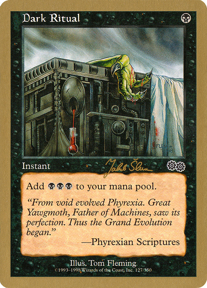 Dark Ritual (Jakub Slemr) [World Championship Decks 1999] | Exor Games Truro