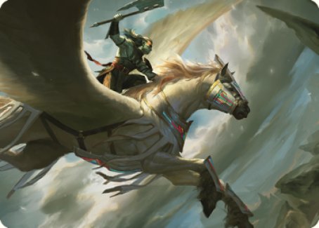 Cleaving Skyrider Art Card [Dominaria United Art Series] | Exor Games Truro