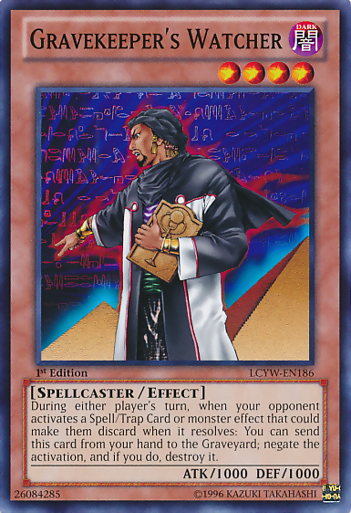 Gravekeeper's Watcher [LCYW-EN186] Common | Exor Games Truro