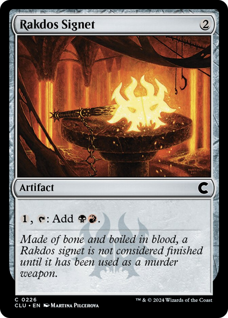 Rakdos Signet [Ravnica: Clue Edition] | Exor Games Truro