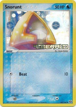 Snorunt (64/106) (Stamped) [EX: Emerald] | Exor Games Truro