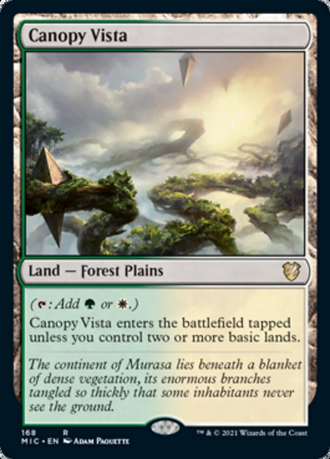 Canopy Vista [Innistrad: Midnight Hunt Commander] | Exor Games Truro