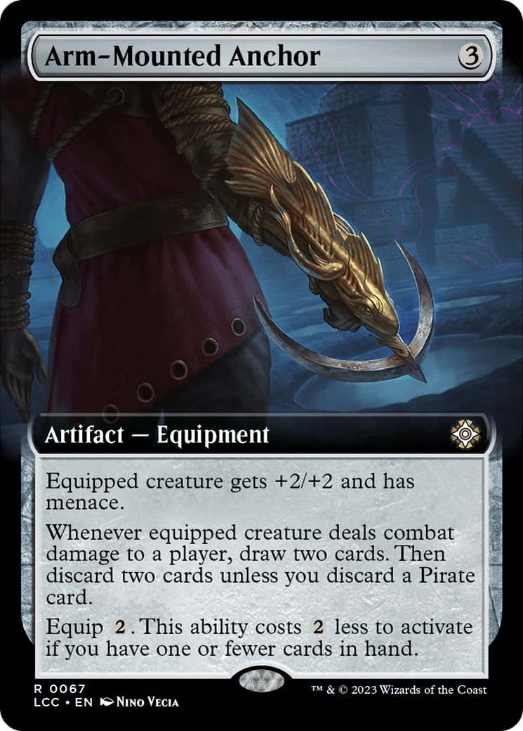 Arm-Mounted Anchor (Extended Art) [The Lost Caverns of Ixalan Commander] | Exor Games Truro