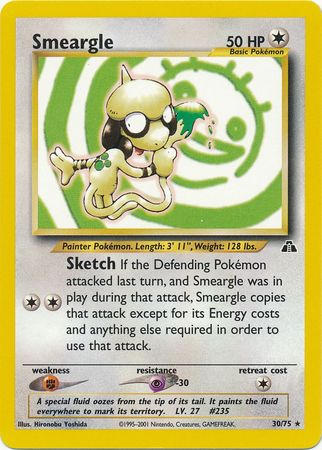 Smeargle (30/75) [Neo Discovery Unlimited] | Exor Games Truro